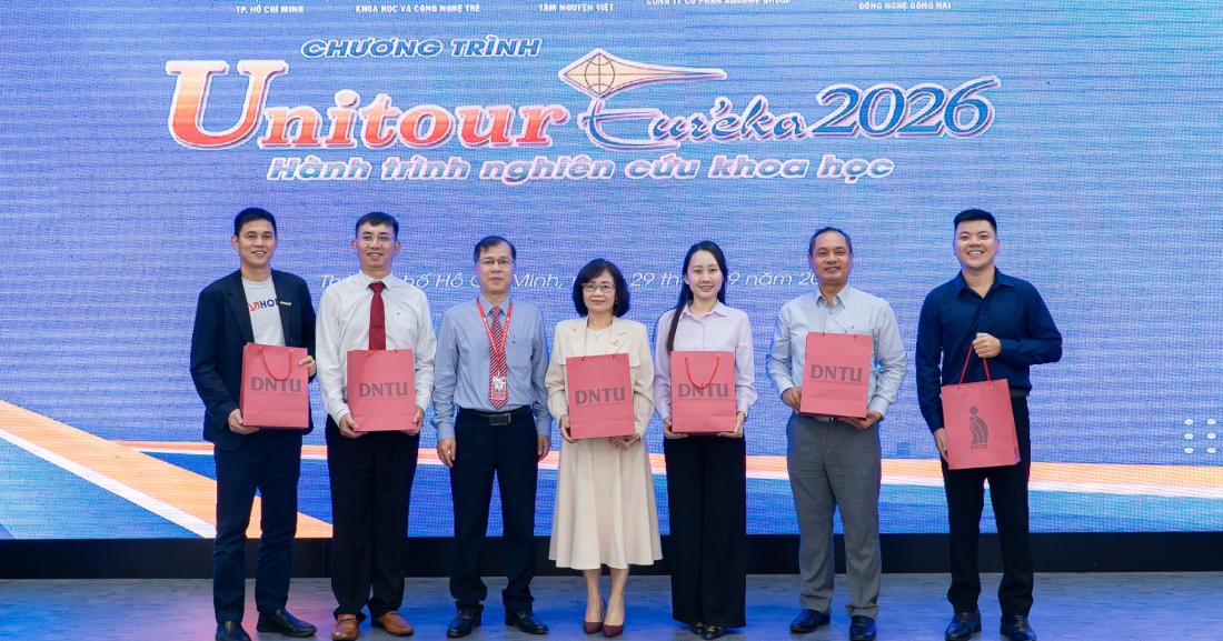 UNI TOUR Euréka 2026 mang hành trình nghiên cứu khoa học đến với sinh viên DNTU
