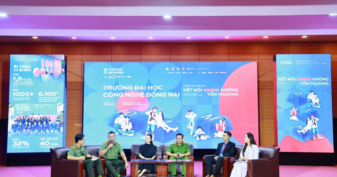 Trạm an toàn số DNTU lan tỏa thông điệp “Kết nối không tổn thương” qua 4 từ khóa cốt lõi